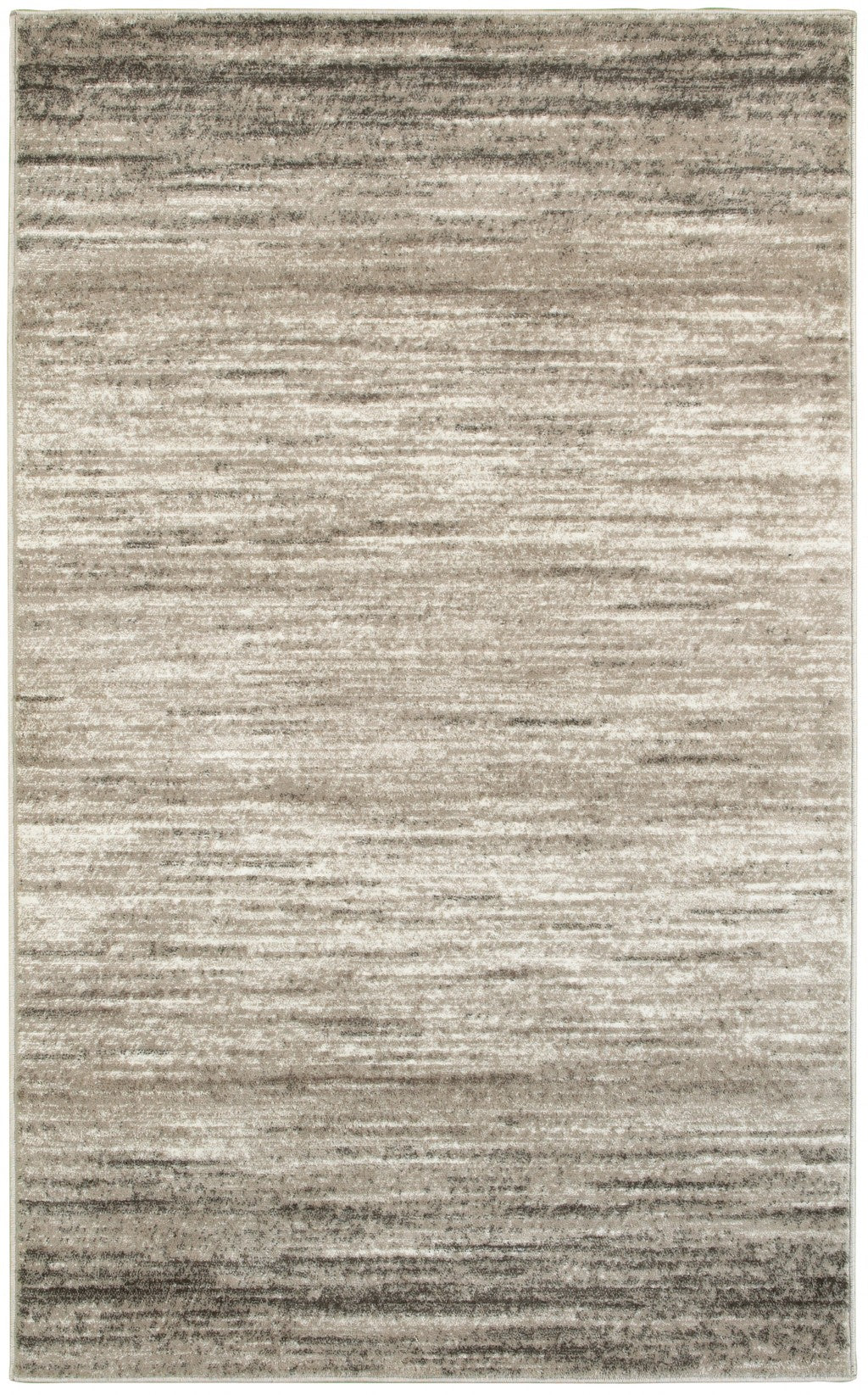 HomeRoots 8' x 10' Beige Abstract Striations Area Rug
