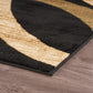 HomeRoots 8' x 10' Black Abstract Geometric Area Rug