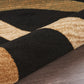 HomeRoots 8' x 10' Black Abstract Geometric Area Rug