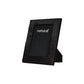 HomeRoots 8" x 10" Black Cowhide Picture Frame