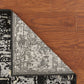 HomeRoots 8' x 10' Black Medallion Oriental Area Rug