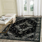 HomeRoots 8' x 10' Black Medallion Oriental Area Rug
