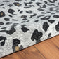 HomeRoots 8' x 10' Black and Gray Animal Print Area Rug