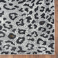 HomeRoots 8' x 10' Black and Gray Animal Print Area Rug