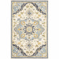 HomeRoots 8' x 10' Blue and Ivory Bohemian Rug