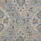 HomeRoots 8' x 10' Blue and Tan Traditional Area Rug