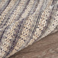 HomeRoots 8' x 10' Brown and Gray Striped Area Rug