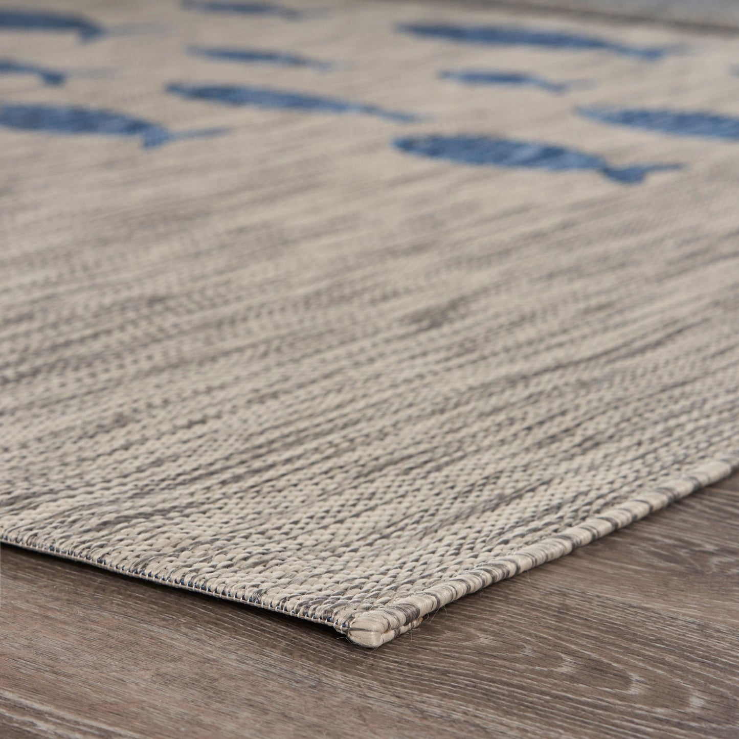 HomeRoots 8’ x 10’ Gray Coastal Indoor Outdoor Area Rug