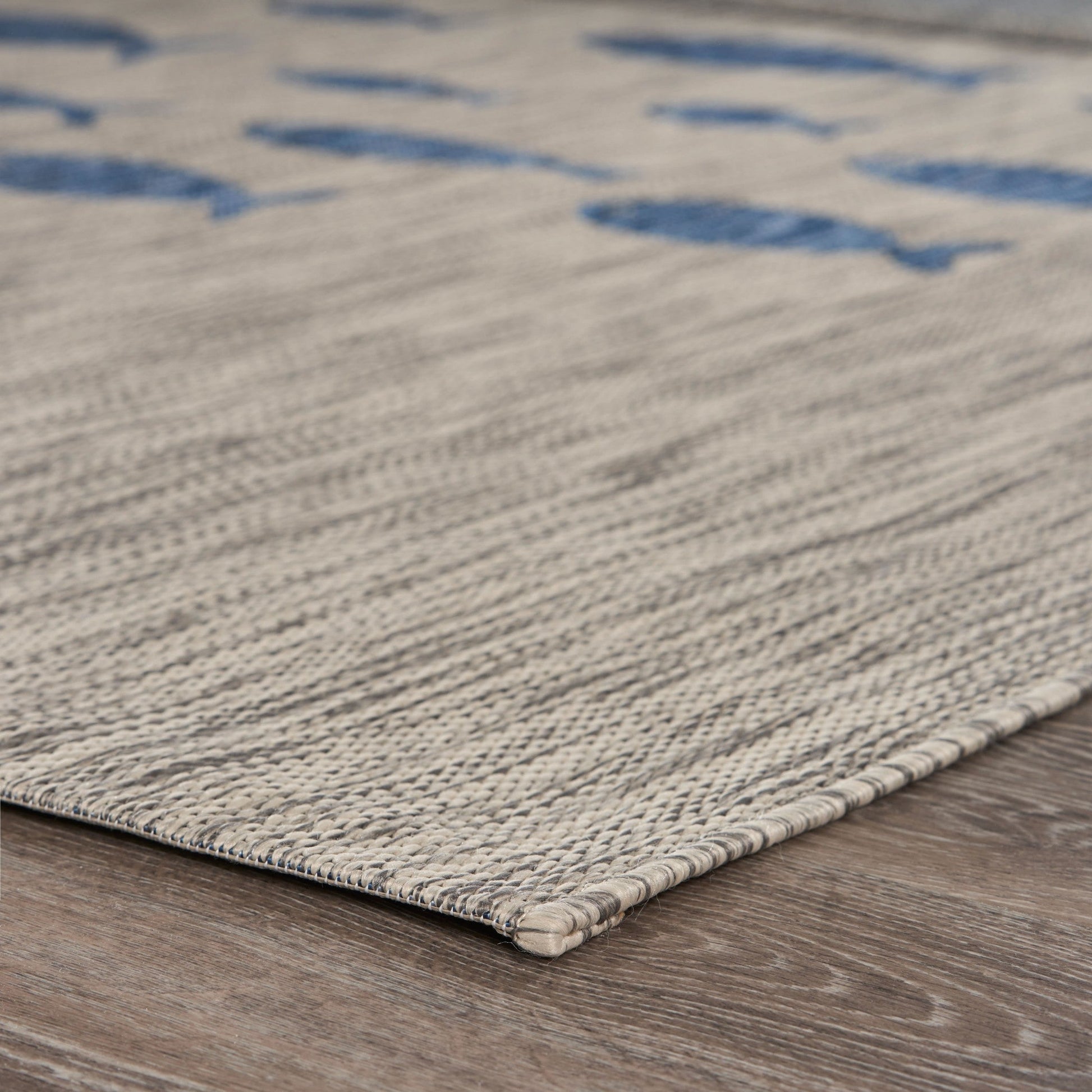 HomeRoots 8’ x 10’ Gray Coastal Indoor Outdoor Area Rug
