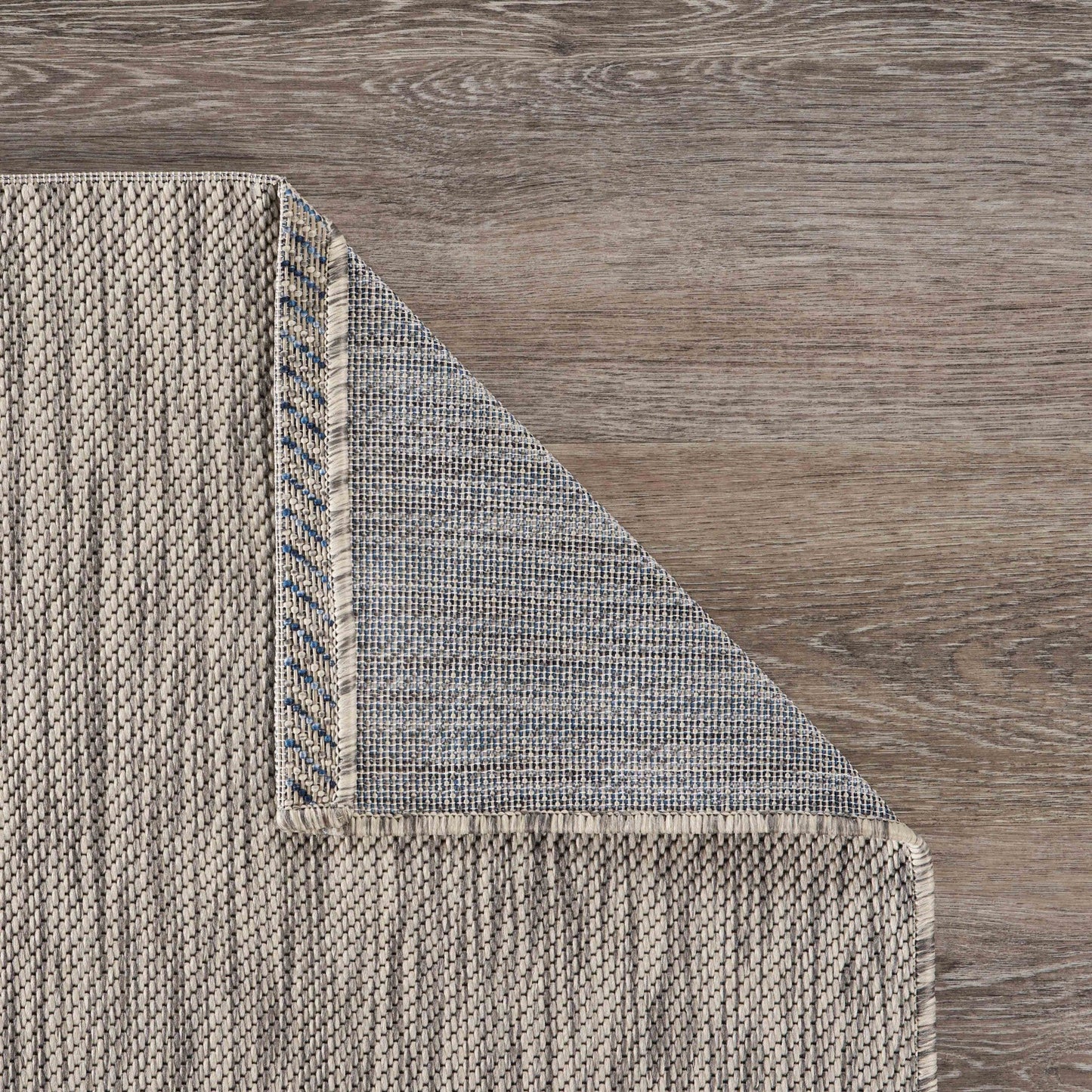 HomeRoots 8’ x 10’ Gray Coastal Indoor Outdoor Area Rug