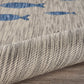 HomeRoots 8’ x 10’ Gray Coastal Indoor Outdoor Area Rug