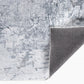HomeRoots 8' x 10' Gray Distressed Marble Area Rug