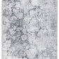 HomeRoots 8' x 10' Gray Distressed Marble Area Rug