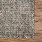 HomeRoots 8' x 10' Gray Interwoven Maze Area Rug