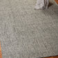 HomeRoots 8' x 10' Gray Interwoven Maze Area Rug