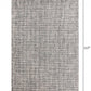 HomeRoots 8' x 10' Gray Interwoven Maze Area Rug