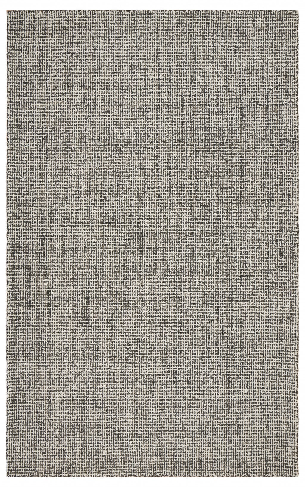 HomeRoots 8' x 10' Gray Interwoven Maze Area Rug