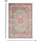 HomeRoots 8’ x 10’ Gray and Gold Medallion Area Rug