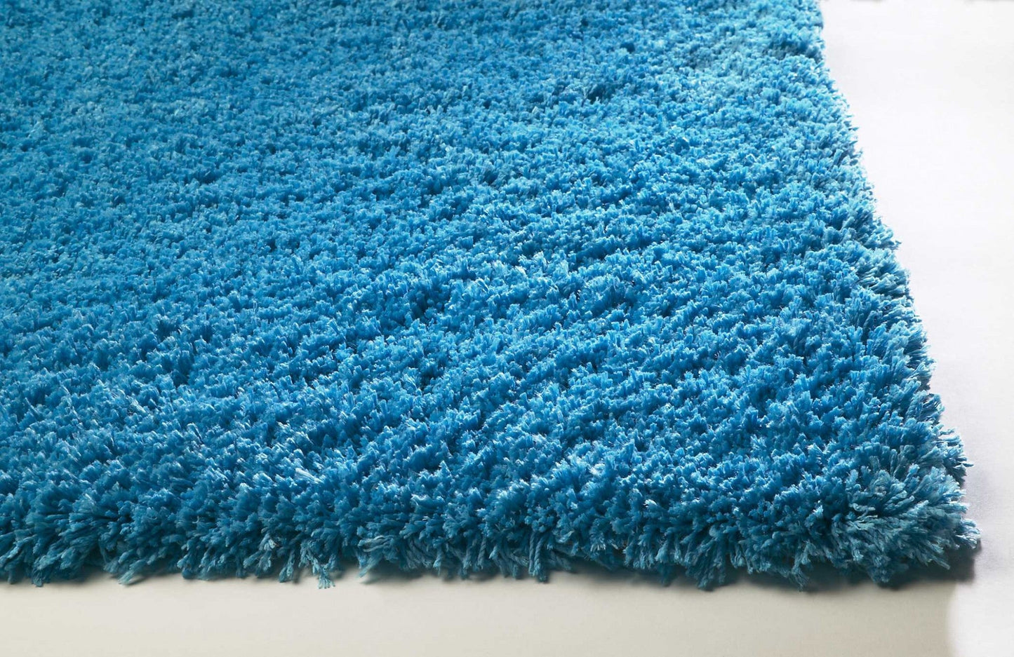 HomeRoots 8' x 10' Highlighter Blue Indoor Shag Rug