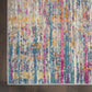 HomeRoots 8' x 10' Ivory Abstract Striations Area Rug