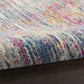 HomeRoots 8' x 10' Ivory Abstract Striations Area Rug