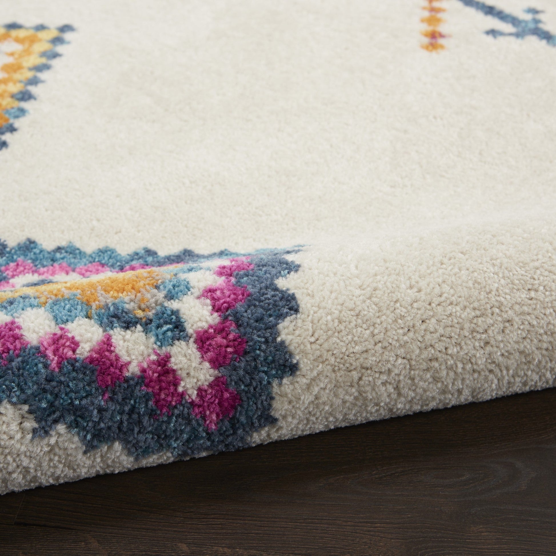 HomeRoots 8' x 10' Ivory Boho Jewels Geometric Area Rug
