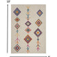 HomeRoots 8' x 10' Ivory Boho Jewels Geometric Area Rug