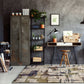 HomeRoots 8' x 10' Ivory Machine Woven Abstract Brushstrokes Indoor Area Rug