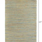 HomeRoots 8' x 10' Multitoned Braided Jute Area Rug