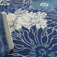 HomeRoots 8' x 10' Navy and Ivory Floral Area Rug