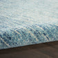 HomeRoots 8' x 10' Navy and Light Blue Abstract Area Rug
