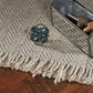 HomeRoots 8' x 10' Oatmeal Beige Hand Woven Herringbone Indoor Area Rug