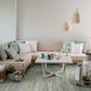 HomeRoots 8' x 10' Seafoam Blue Hand Tufted Abstract Indoor Area Rug