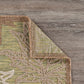 HomeRoots 8' x 10' Tan Maple Leaf Indoor Outdoor Area Rug