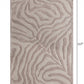 HomeRoots 8' x 10' Taupe Zebra Pattern Area Rug