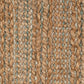HomeRoots 8' x 10' Teal and Natural Braided Jute Area Rug