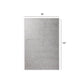 HomeRoots 8' x 10' White and Silver Sparkly Area Rug