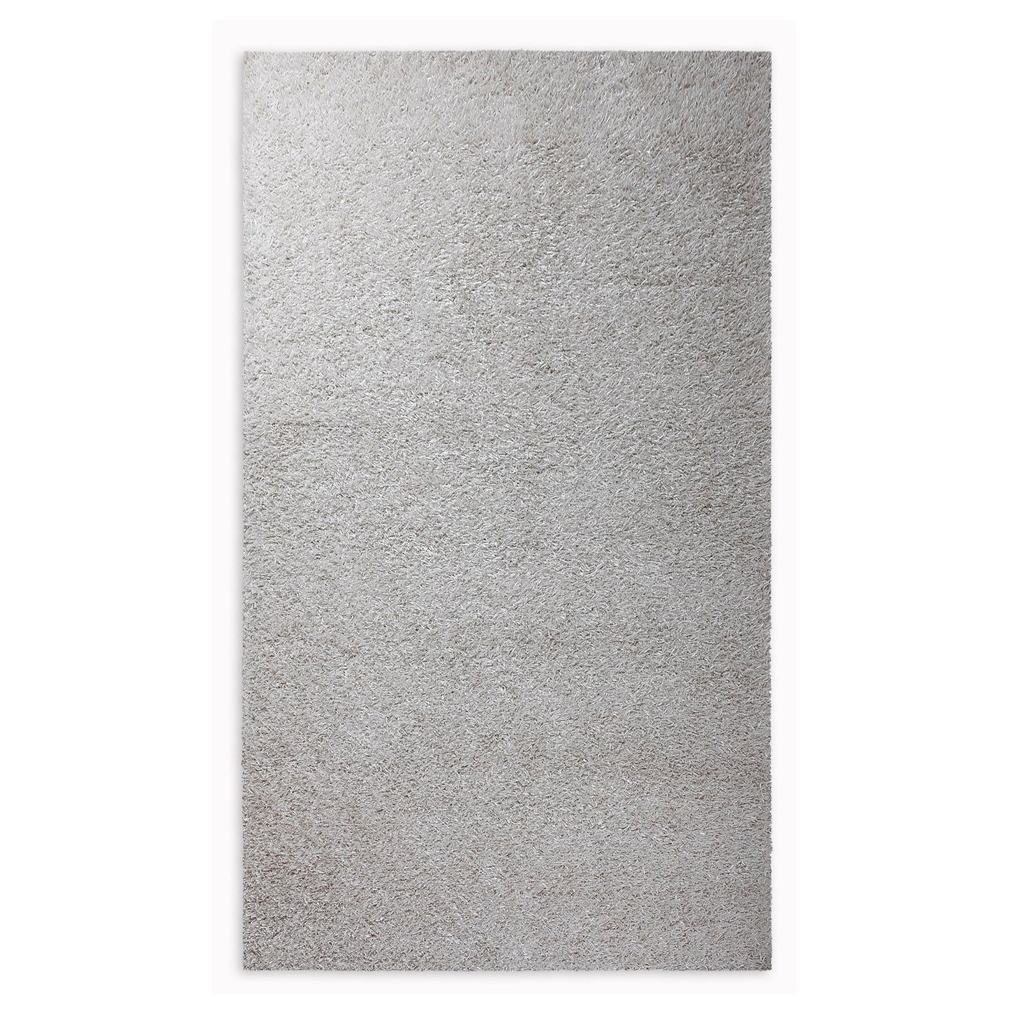 HomeRoots 8' x 10' White and Silver Sparkly Area Rug