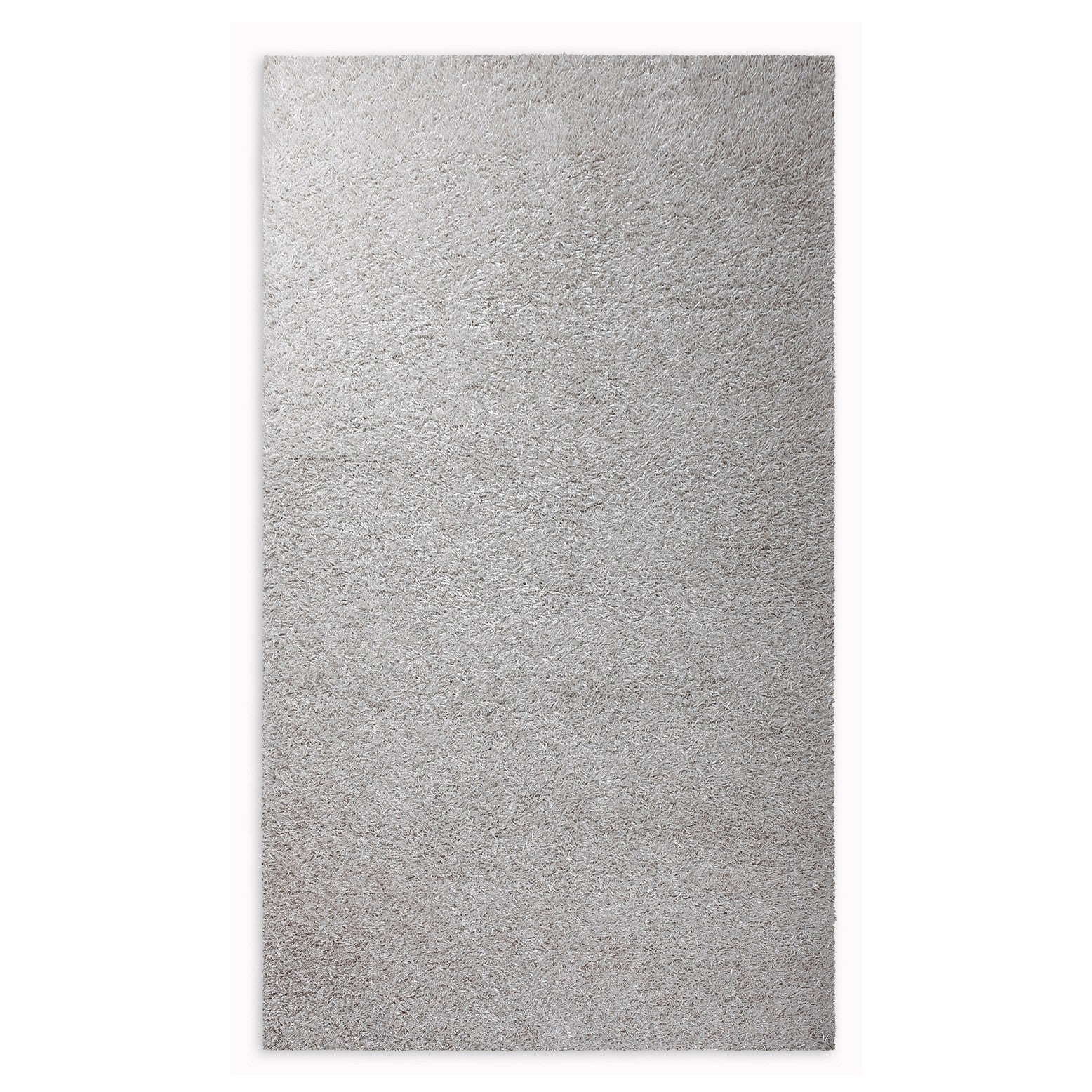 HomeRoots 8' x 10' White and Silver Sparkly Area Rug
