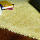 HomeRoots 8' x 10' Yellow Heather Indoor Shag Rug