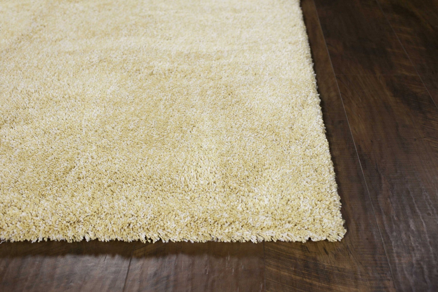 HomeRoots 8' x 10' Yellow Heather Indoor Shag Rug