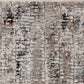 HomeRoots 8' x 11' Beige Grey Machine Woven Abstract Line Indoor Area Rug