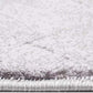 HomeRoots 8' x 11' Gray Distressed Diamonds Area Rug
