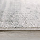 HomeRoots 8' x 11' Gray Distressed Prism Modern Area Rug