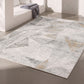 HomeRoots 8' x 11' Gray Distressed Prism Modern Area Rug