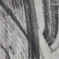 HomeRoots 8' x 11' Gray Ivory Abstract Strokes Modern Area Rug