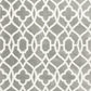 HomeRoots 8' x 11' Grey Ivory Machine Woven Ogee Indoor Shag Area Rug