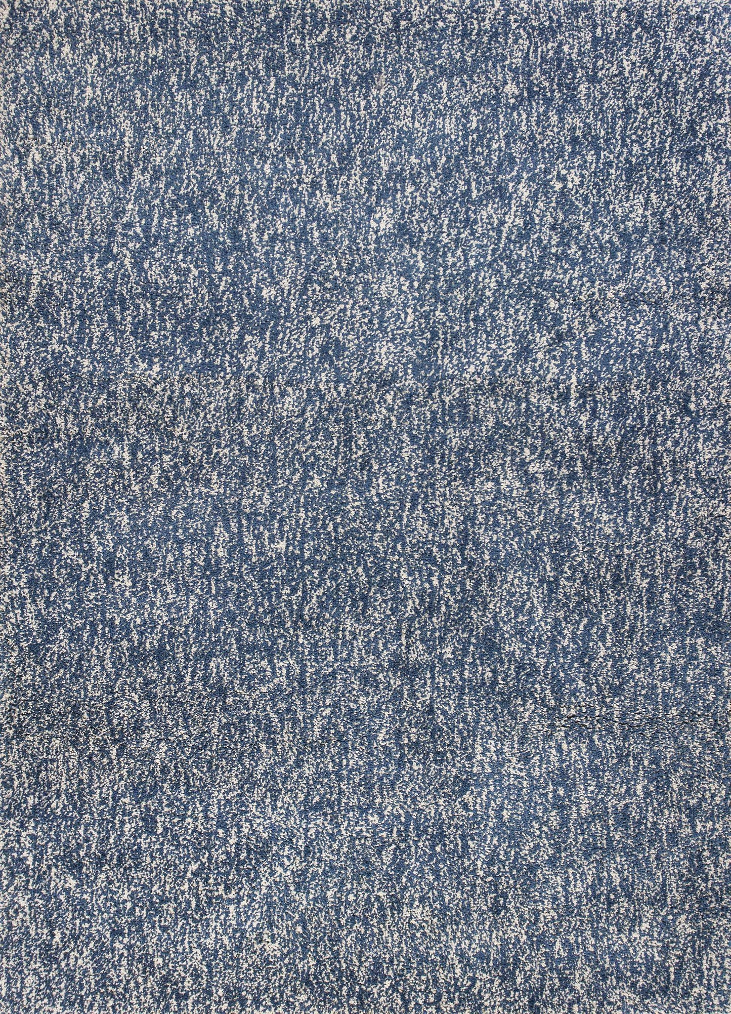 HomeRoots 8' x 11' ' Indigo and Ivory Heather Shag Area Rug