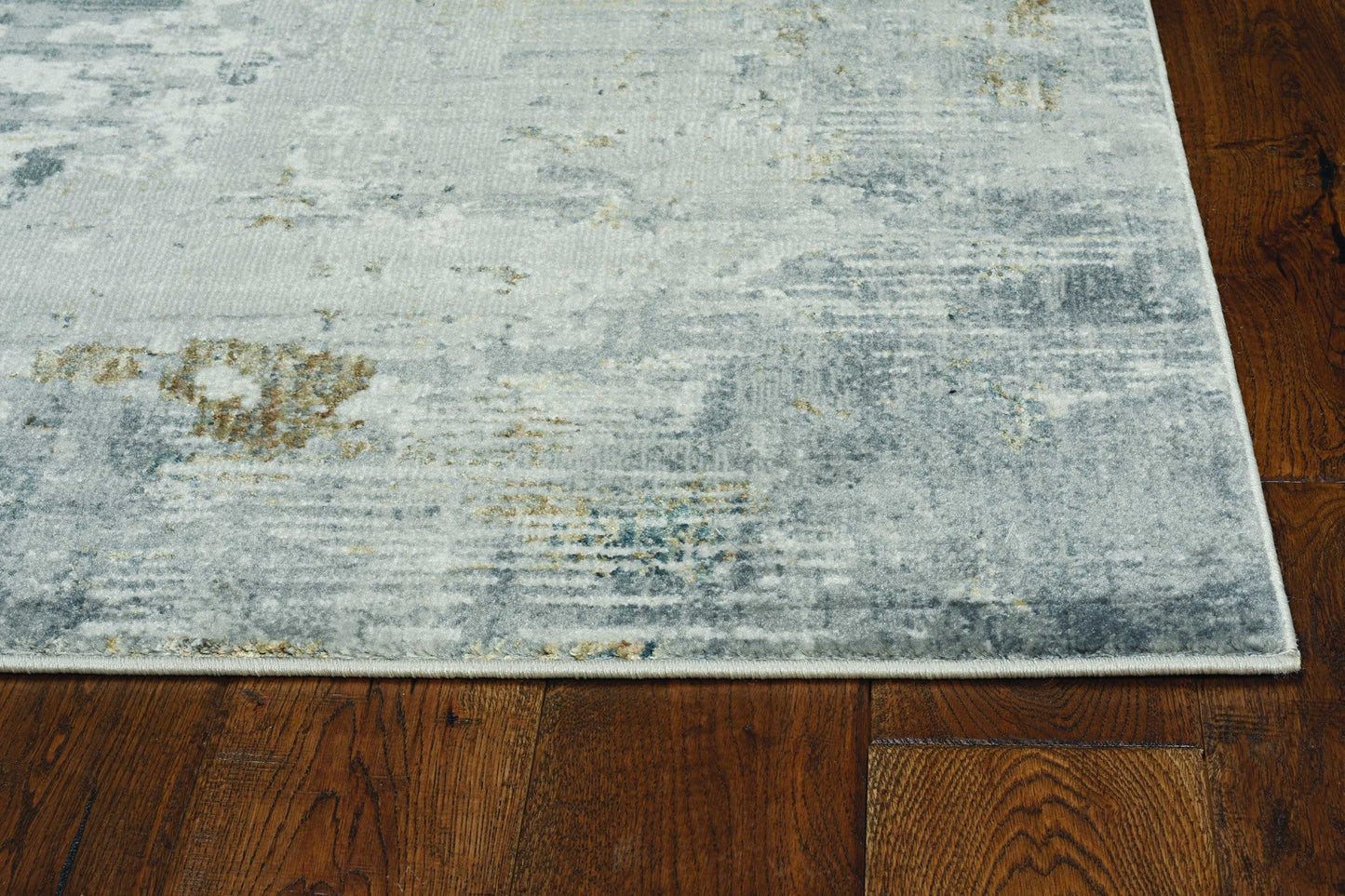HomeRoots 8' x 11' Ivory Hand Tufted Tropical Leaves Indoor Area Rug