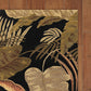 HomeRoots 8' x 11' Midnight Black Hand Tufted Tropical Leaves Indoor Area Rug